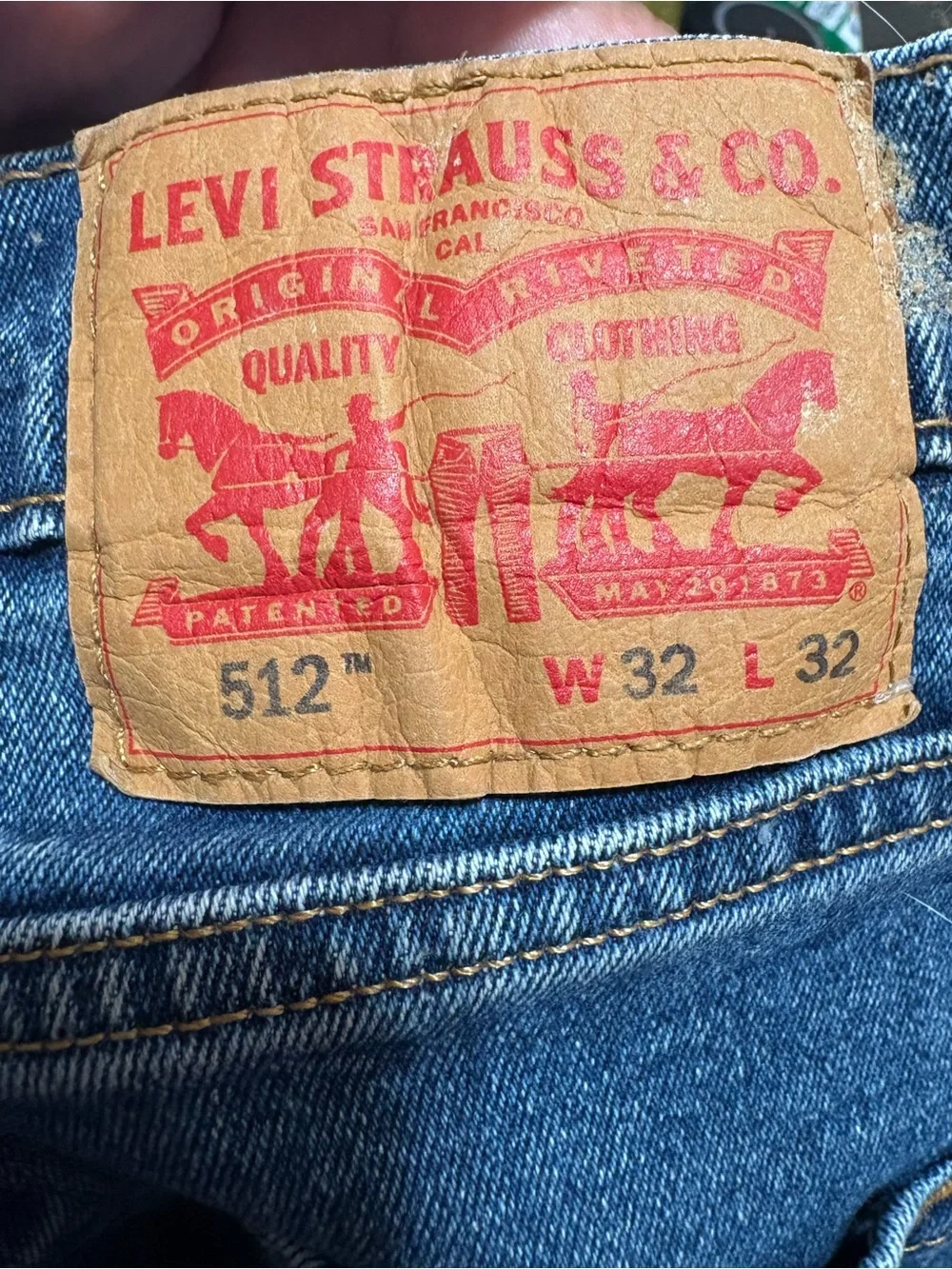 Levi's Men's Skinny Jeans in Medium Blue Denim